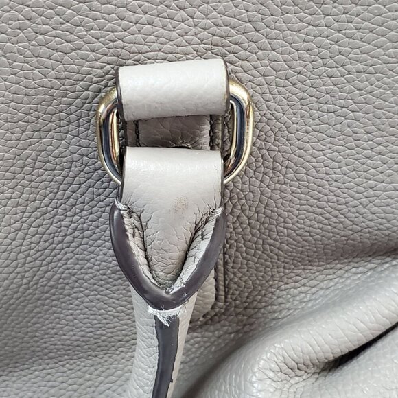 Kate Spade New York Taupe Evangelie Larchmont Satchel Leather Crossbody/Handbag - Picture 8 of 16